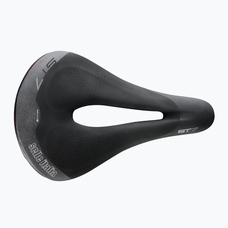 Sedlo na kolo  Selle Italia Sportouring ST 7 Superflow, Fec Alloy Rail, Soft-Tek, Light Gel black 7