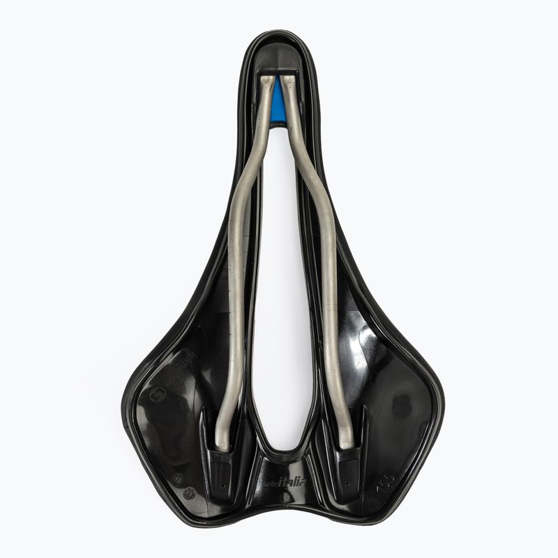 Sedlo na kolo  Selle Italia Max SLR Boost Gel Superflow, TI 316 Rail, Fibra-Trek, Light Gel black 4