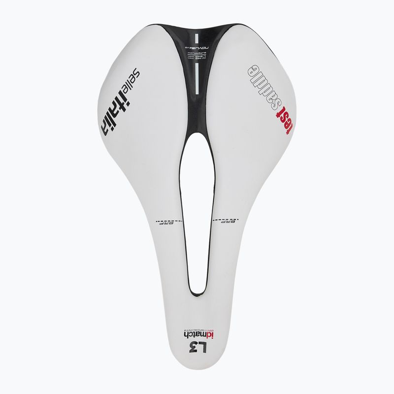 Sedlo na kolo Selle Italia Novus Boost Evo Tm, Superflow, Maganese Rail, Soft-Trek white 3