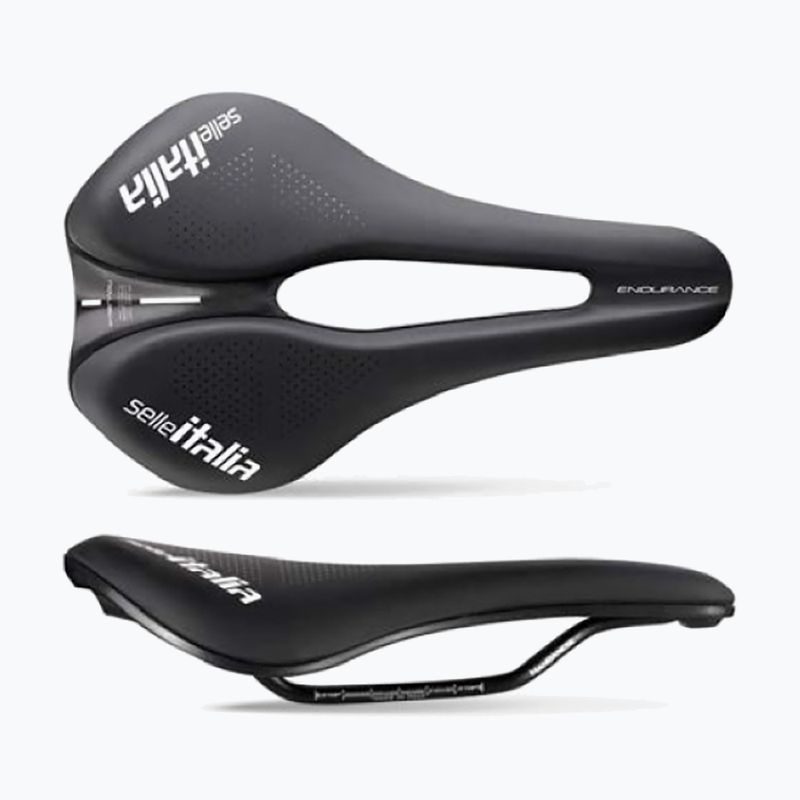 Sedlo na kolo Selle Italia Novus Boost Evo Endurance Tm, Superflow, Maganese Rail, Soft-Trek white