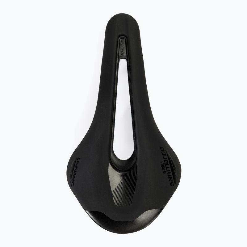Cyklistické sedlo SAN MARCO Shortfit 2.0 Dynamic Narrow Open black 3