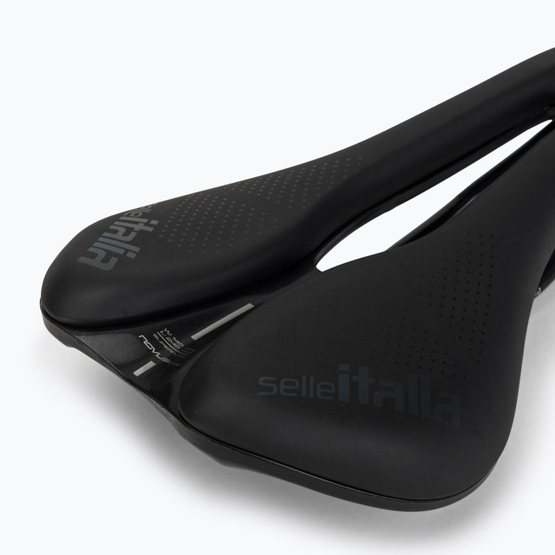 Sedlo na kolo Selle Italia Novus Boost Evo Gravel TM Superflow, Manganese Rail, Soft-Trek black 5