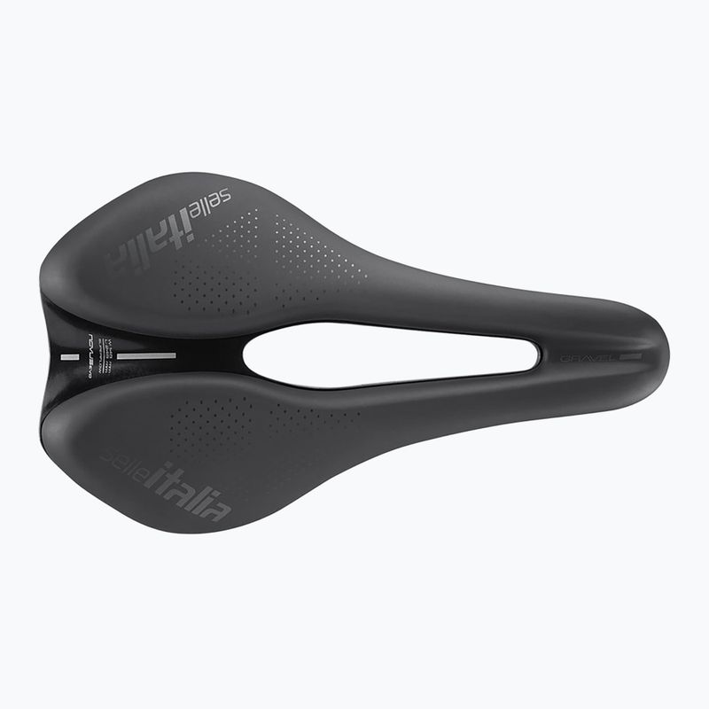 Sedlo na kolo  Selle Italia Novus Boost Evo Gravel TM Superflow, Manganese Rail, Soft-Trek black 2