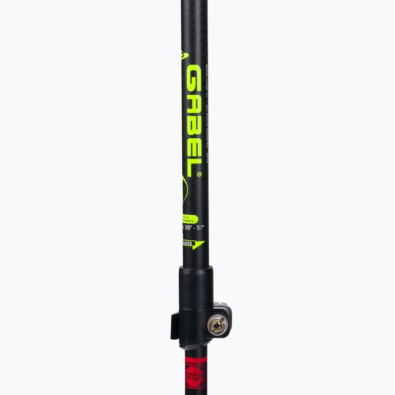 Trekové hole GABEL Carbon Force FLK černé 7008650100000 2