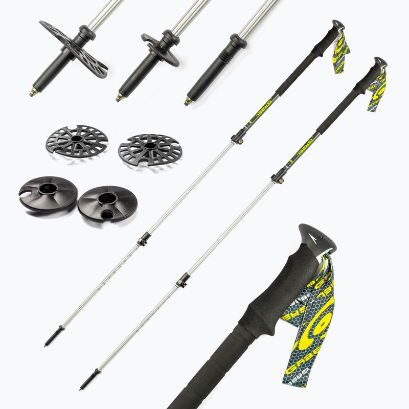 Trekové hole GABEL Multigrip Carbon FAST LOCK černé 7008450310000 7