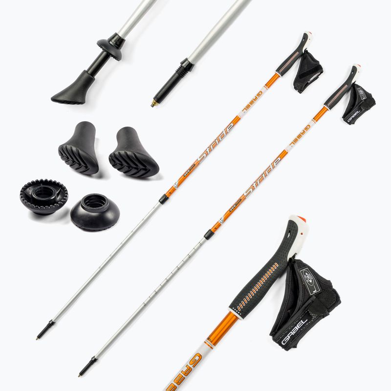 Hole na nordic walking GABEL Vario S - 9.6 oranžové 7008350550000 7