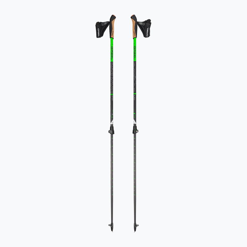 Hole na nordic walking GABEL Carbon XT 2S 80 F.L. černo-zelene 7009351490000