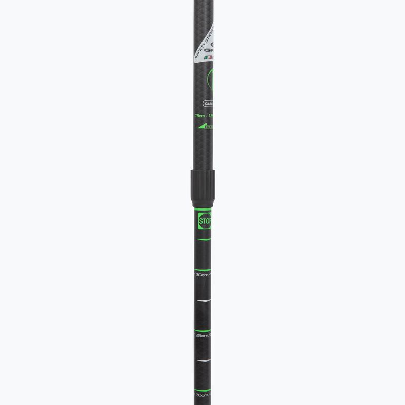 Nordic walking hole GABEL Carbon XT 2S 80 F.L. black/lime 4