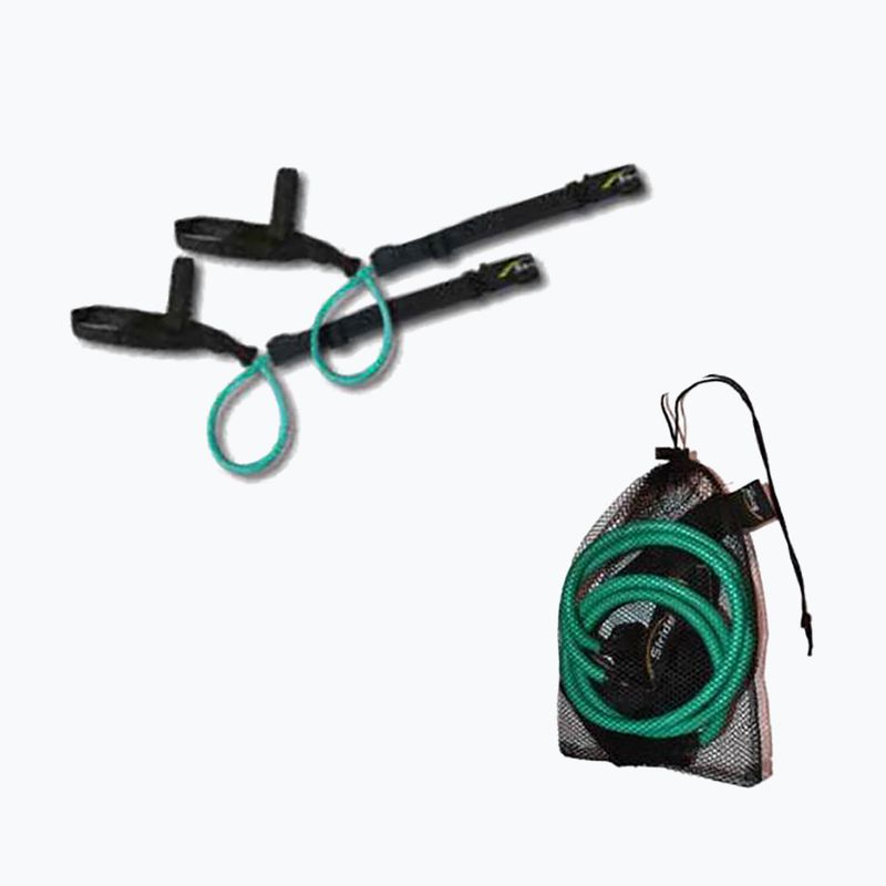 Posilovací gumy k holím na nordic walking GABEL Stride Power NW Rubber 20 lb green