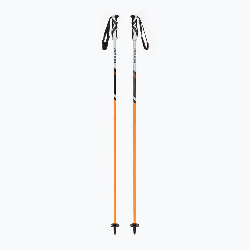 Lyžařské hole GABEL Carbon Cross oranžové matné