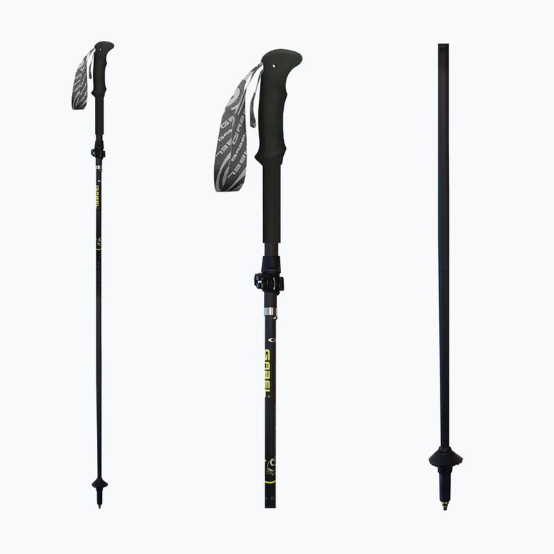 Nordic walking hole GABEL Carbon Feather XTL black