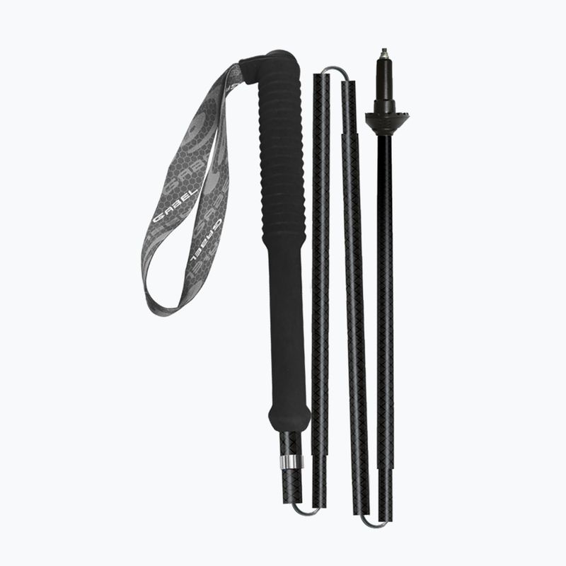 Nordic walking hole GABEL Carbon Feather-R black 8