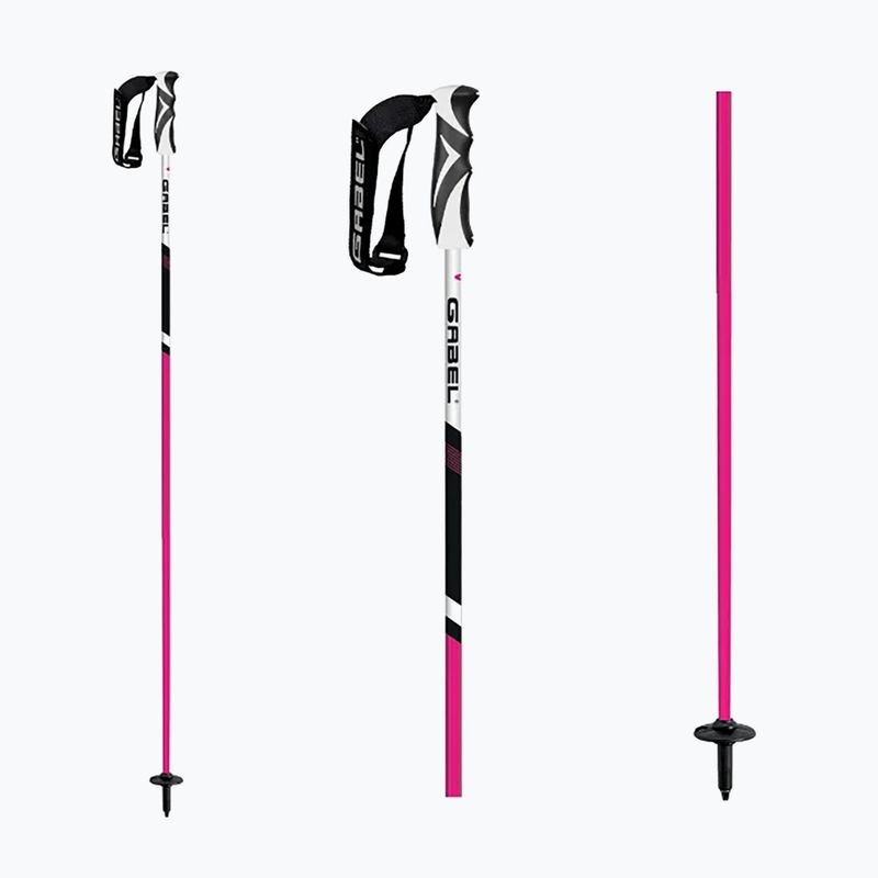 Lyžařské hole GABEL Carbon Cross pink 6