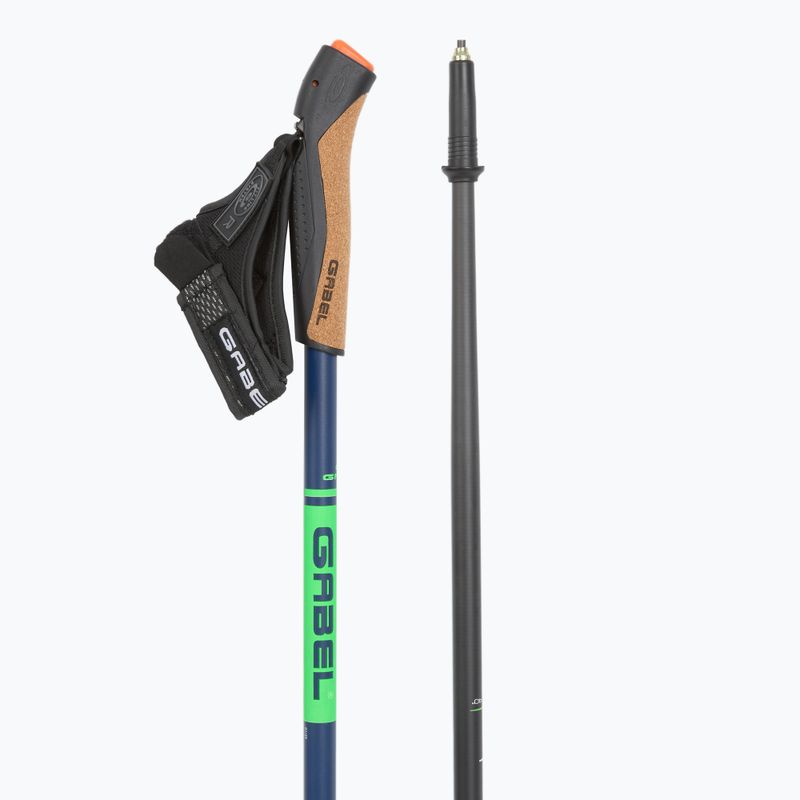 Nordic walking hole GABEL Strech Carbon lime 3