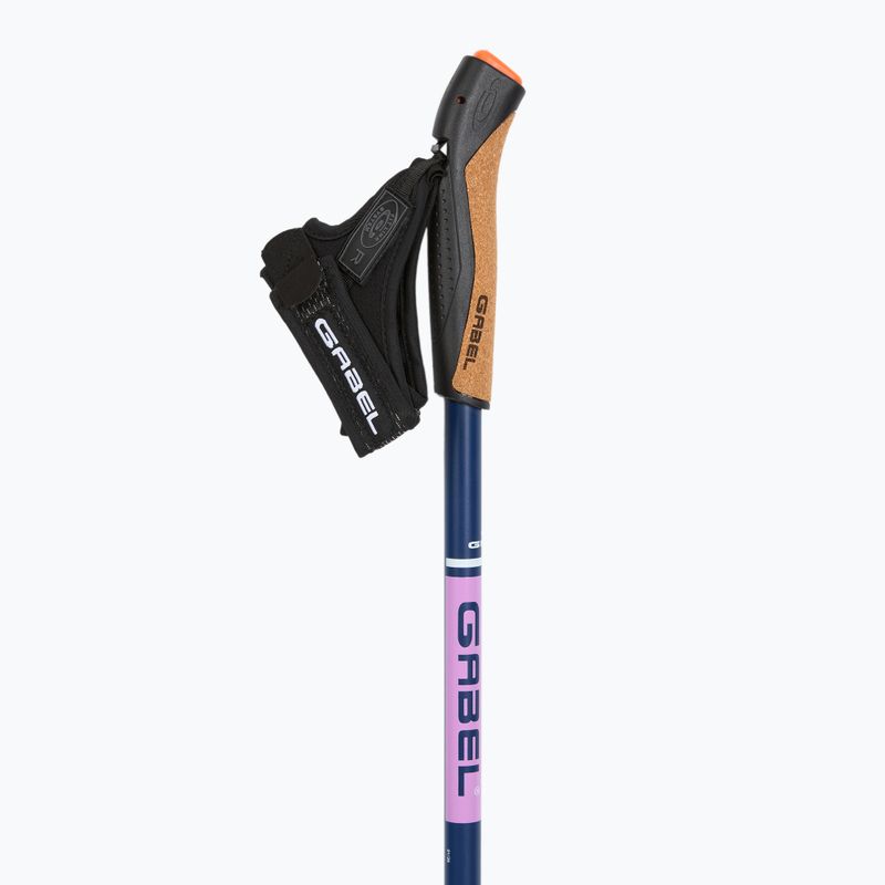 Nordic walking hole GABEL Strech Carbon purple 2