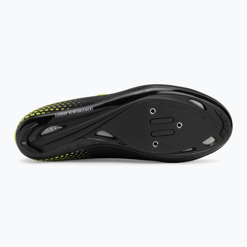 Pánské cyklistické tretry Northwave Core Plus 2 black/yellow fluo 4
