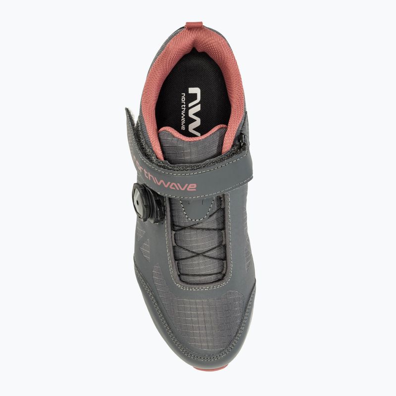 Dámské MTB cyklistické boty Northwave Corsair dark grey/pink 5
