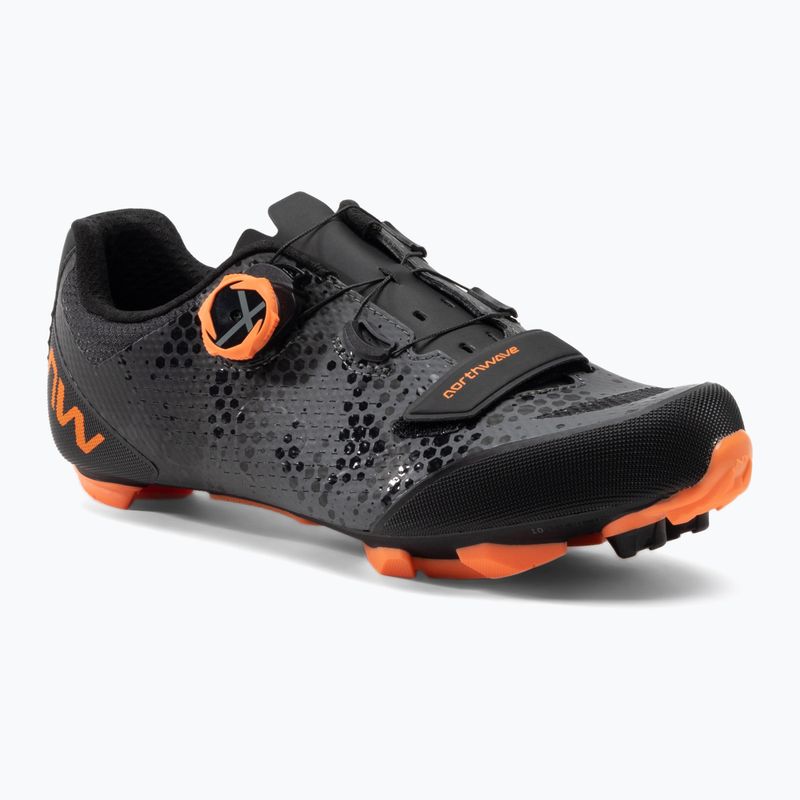 Pánské cyklistické boty Northwave Razer 2 graphite orange 80222013