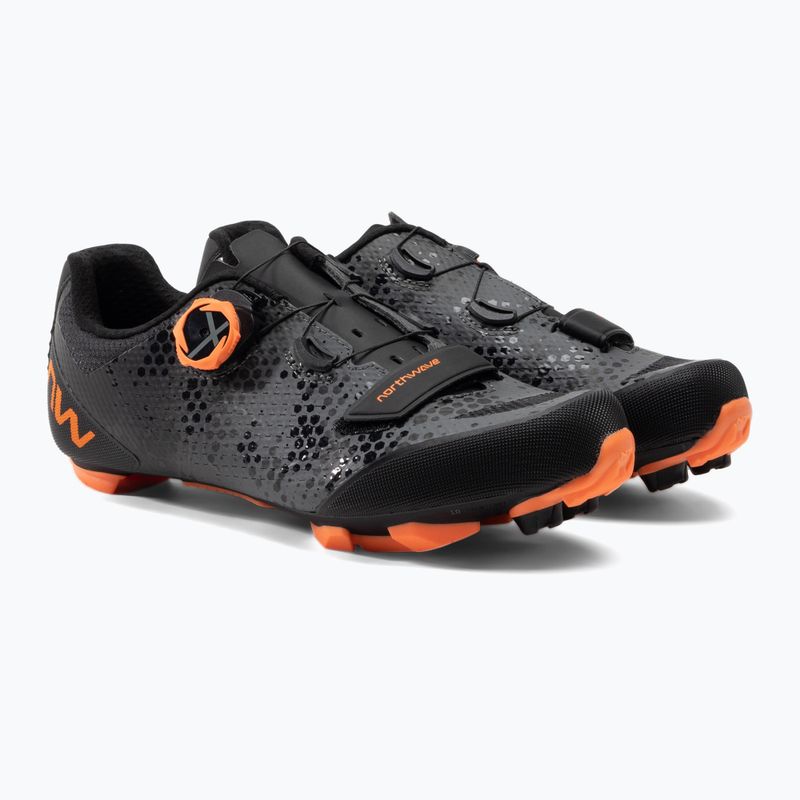Pánské cyklistické boty Northwave Razer 2 graphite orange 80222013 5