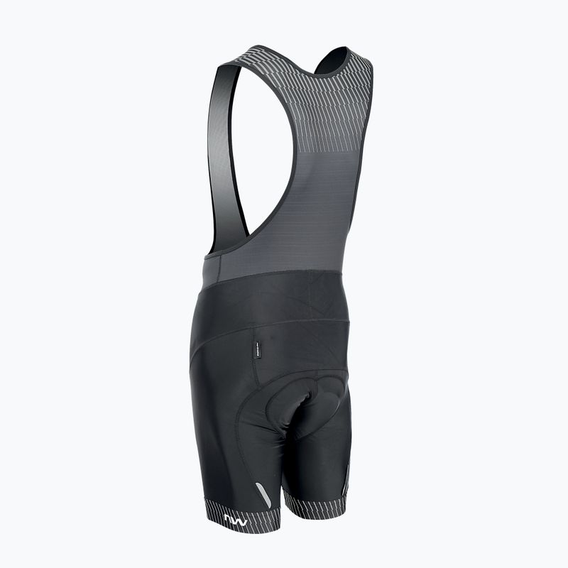 Pánské šortky Northwave Origin Bibshort black-grey 89221020 5