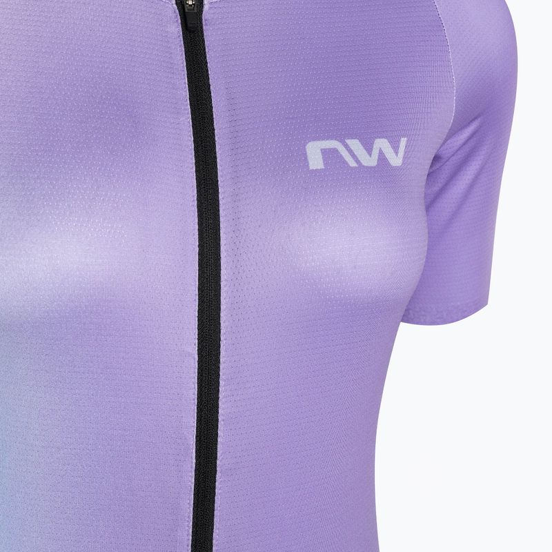 Dámský cyklistický dres Northwave Blade SS 75 modrý 89221026 3