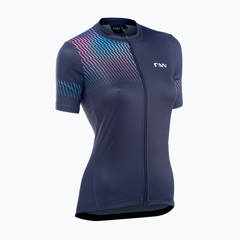 Northwave Origin SS dámský cyklistický dres tmavě modrý 89221027