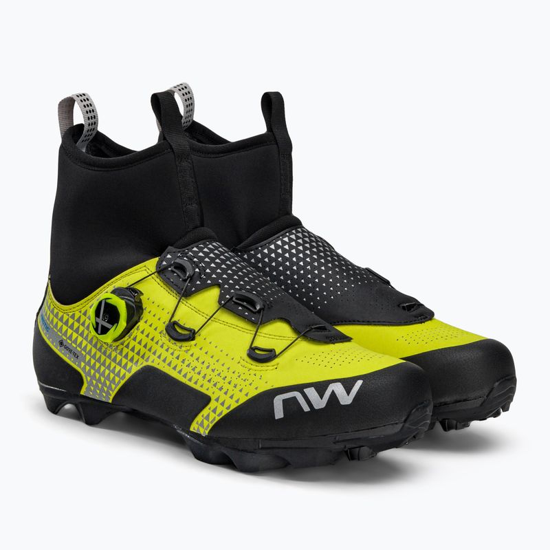 Pánská MTB cyklistická obuv Northwave CeLSius XC ARC. GTX žlutá 80204037 4