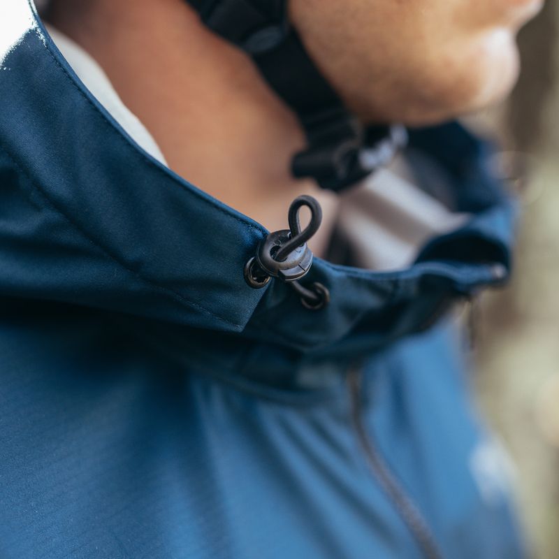 Pánská cyklistická bunda Northwave Easy Out Softshell tmavě modrá / lesní zelená 11