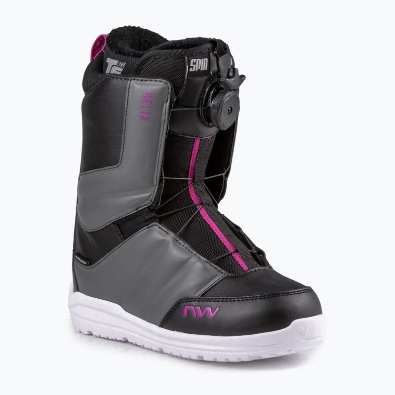 Dámské snowboardové boty Northwave Helix Spin černo-šedá 70221401 9