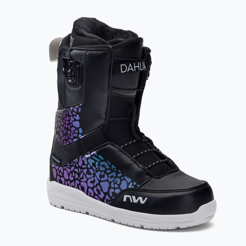 Snowboardové boty dámské Northwave Dahlia SLS černo-fialové 70221501-16