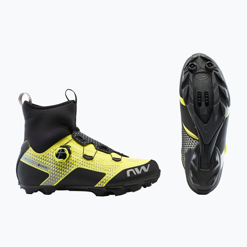 Pánská MTB cyklistická obuv Northwave CeLSius XC ARC. GTX žlutá 80204037 12