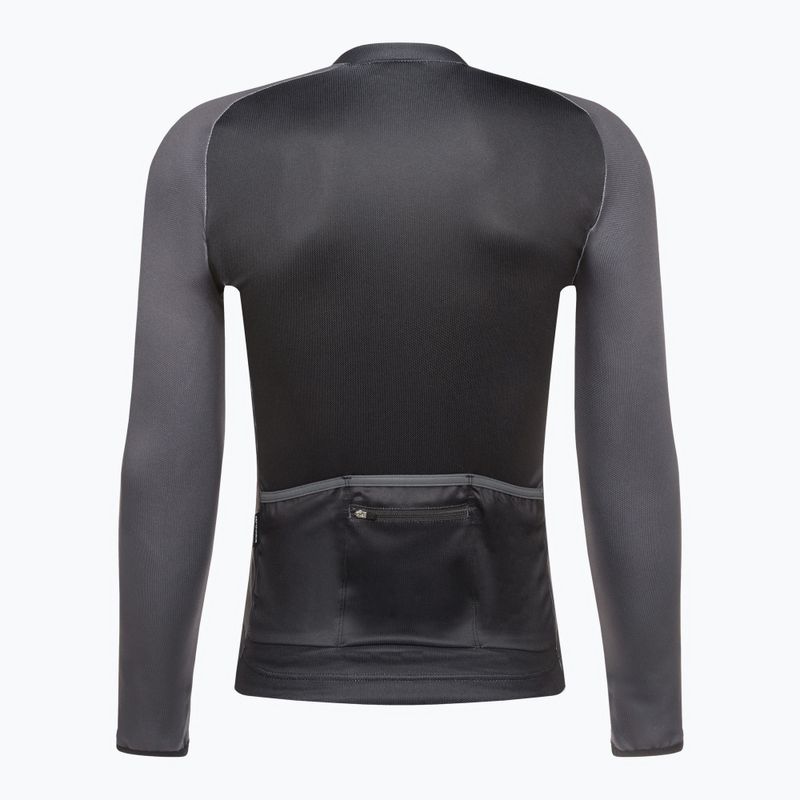 Pánský cyklistický dres Northwave Blade 4 LS černý / tmavě šedý 2