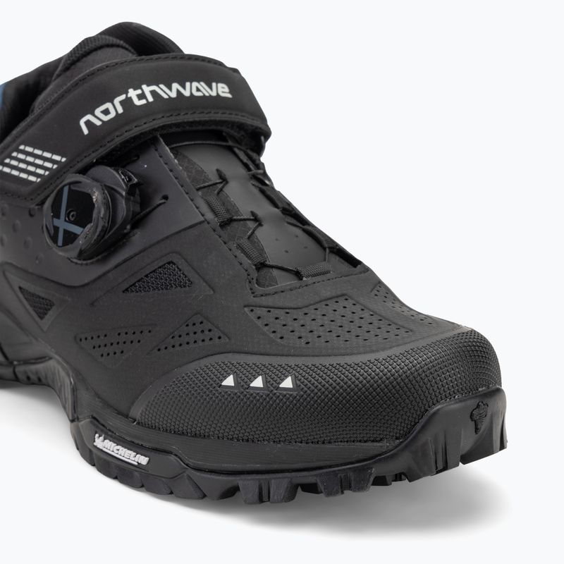 Pánské MTB cyklistické boty Northwave Enduro Mid 2 black/deep blue 7