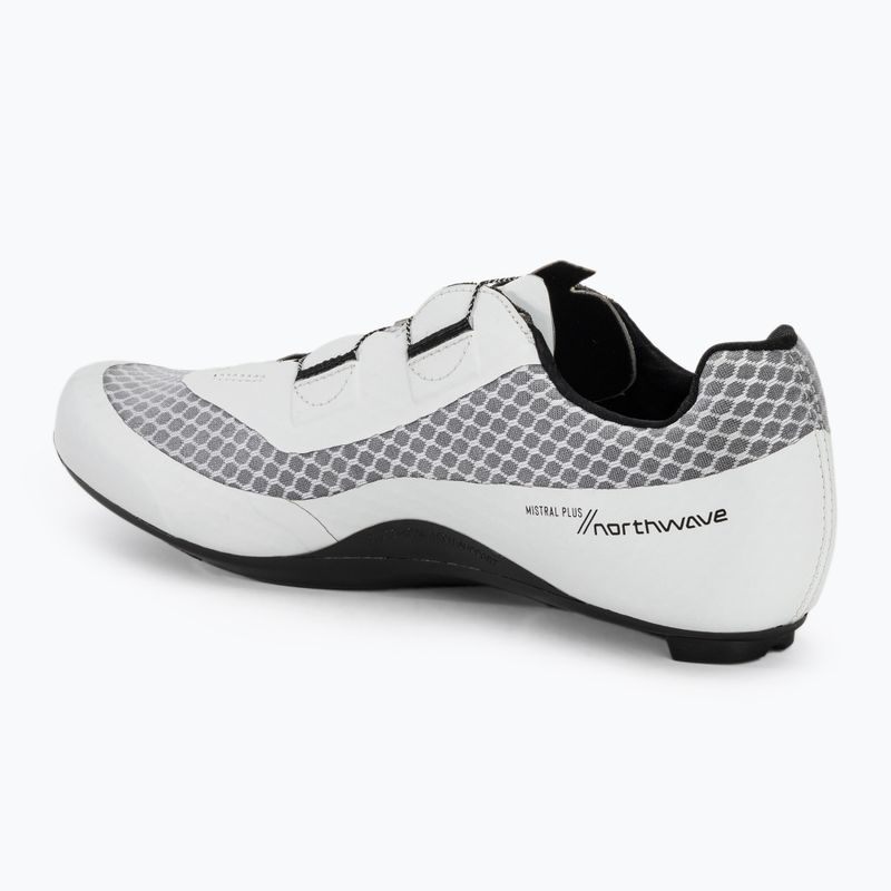 Pánské silniční tretry Northwave Mistral Plus  bílá/černá 3