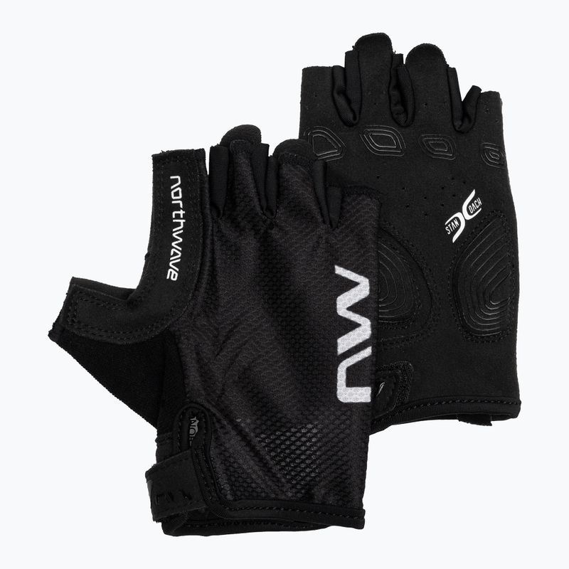 Pánské cyklistické rukavice Northwave Active Short Finger black