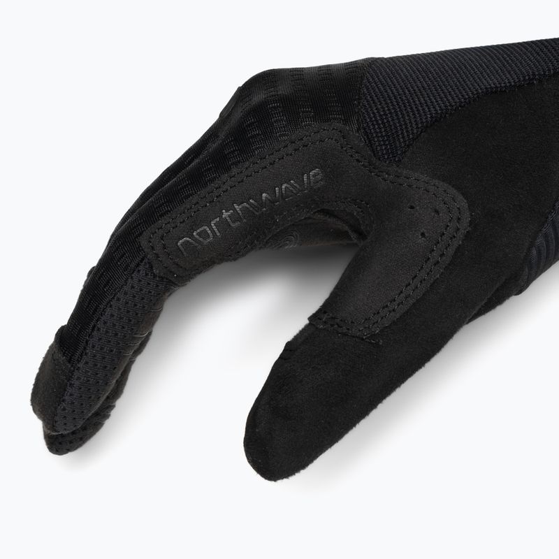 Pánské cyklistické rukavice Northwave Spider Full Finger black 4