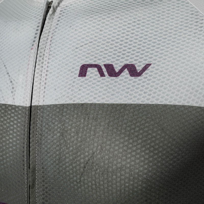 Pánský cyklistický dres Northwave Blade Air šedo-fialová 89221014 3