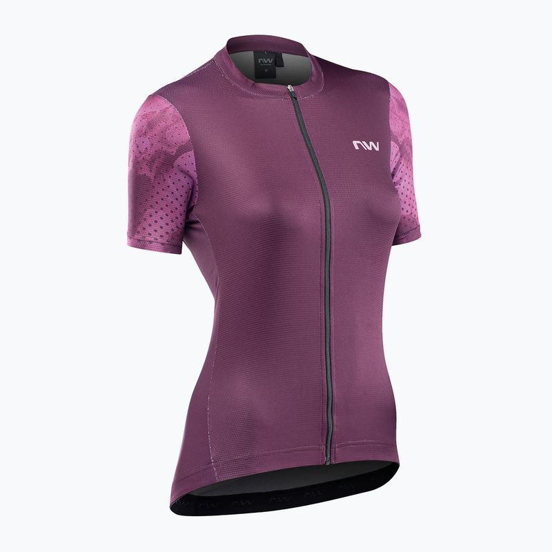 Dámský cyklistický dres Northwave Origin fialová 89221027 5