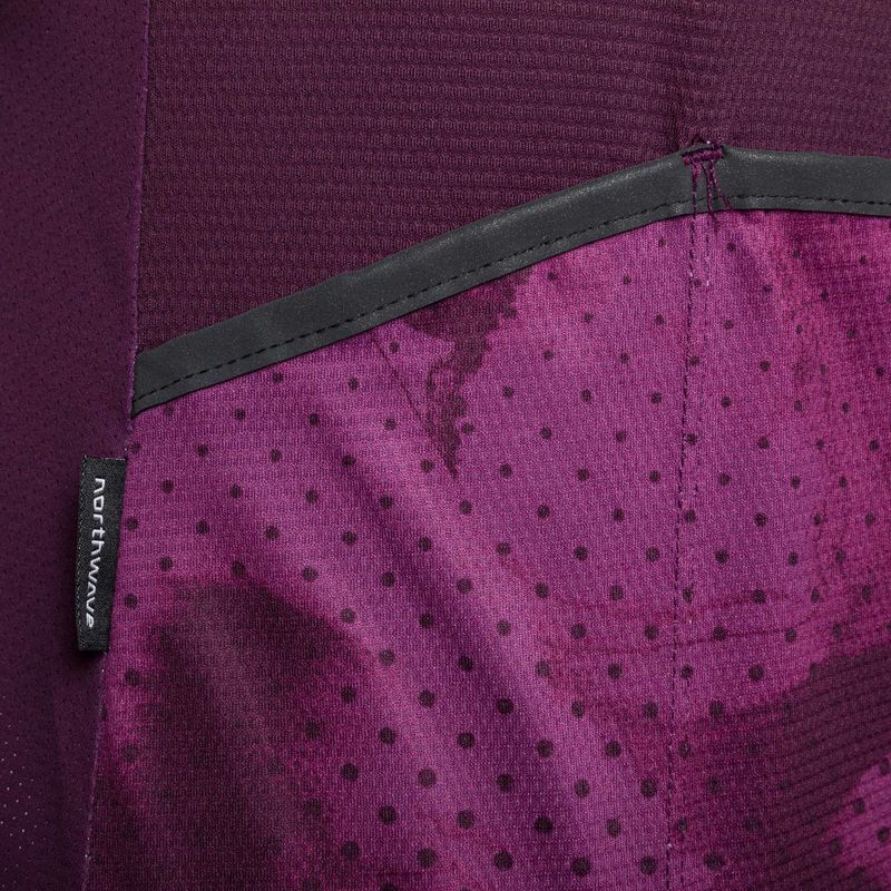 Dámský cyklistický dres Northwave Origin fialová 89221027 4