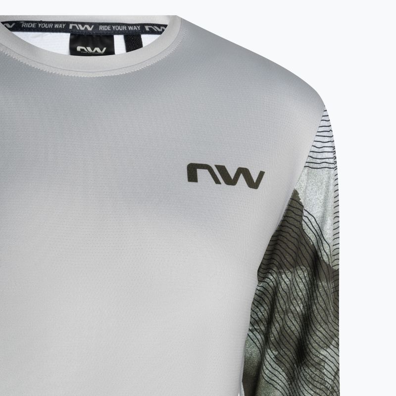 Dámský cyklistický dres Northwave Xtrail jasnošedá 89231029 3