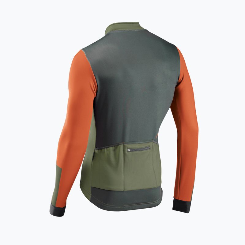 Pánská cyklistická bunda Northwave Blade 2 forest green / cinnamon 2