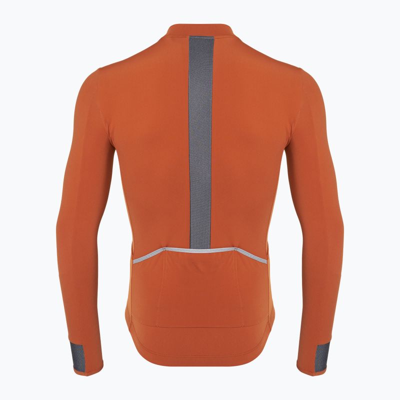 Pánská cyklistická mikina Northwave Fahrenheit Jersey cinnamon 2