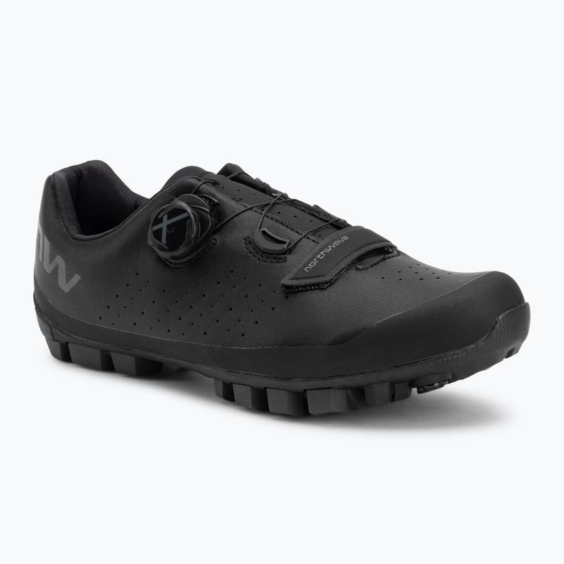 Pánské MTB cyklistické boty Northwave Hammer Plus Wide black/dark grey