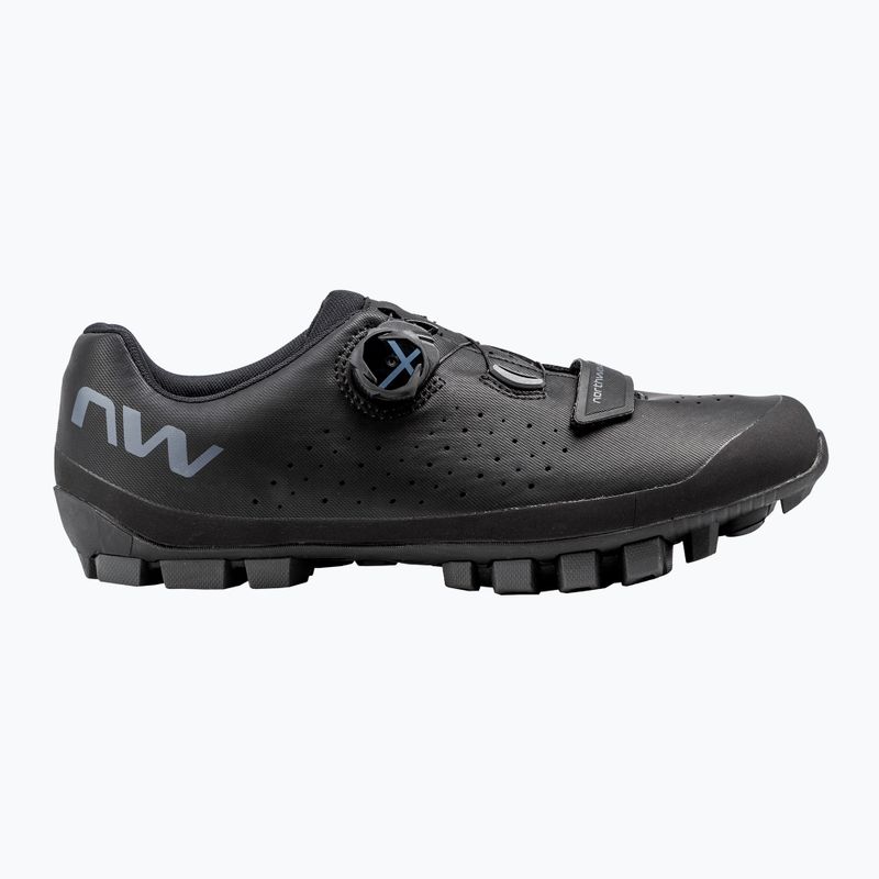 Pánské MTB cyklistické boty Northwave Hammer Plus Wide black/dark grey
