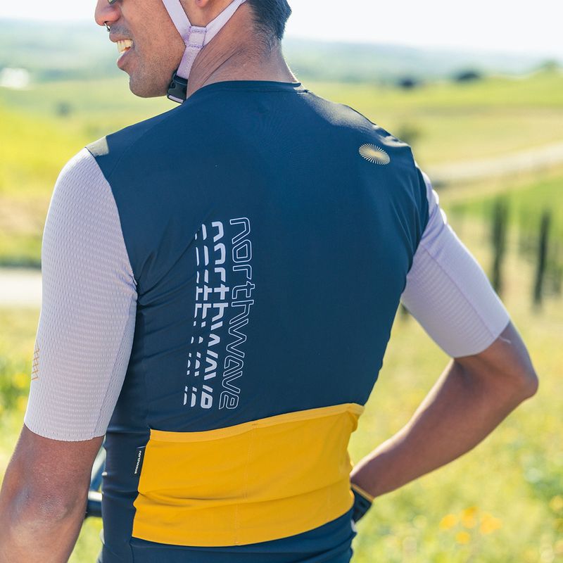 Pánský cyklistický dres Northwave Extreme Evo black/lilac 6