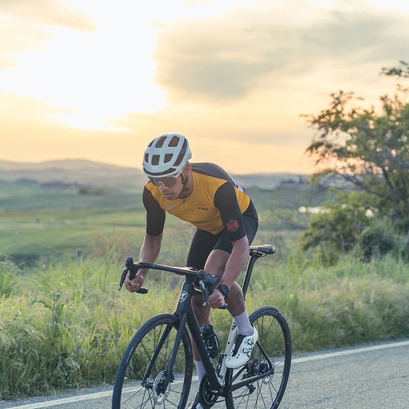 Pánský cyklistický dres Northwave Extreme Evo okrová/černá 6