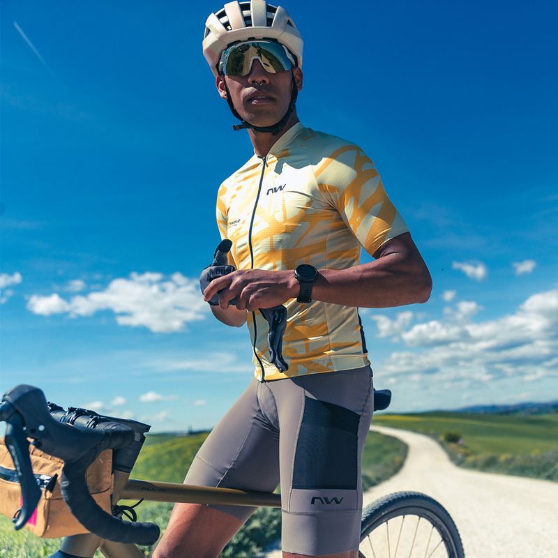 Pánské cyklistické kraťasy Northwave Fast Rock Bibshort sand 3