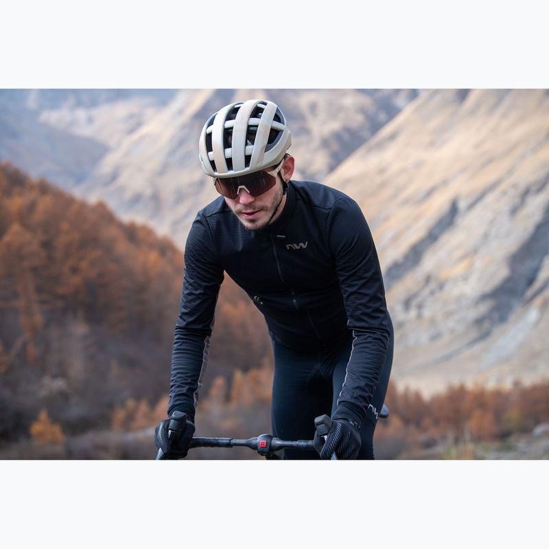 Pánská cyklistická bunda Northwave Blade Light black/sand 5