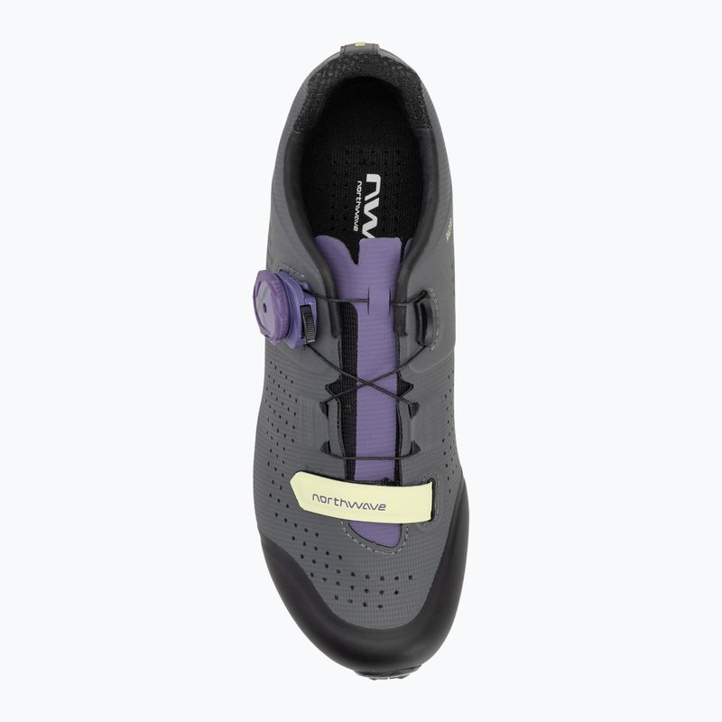Dámské MTB cyklistické boty Northwave Razer dark grey/dark purple 5