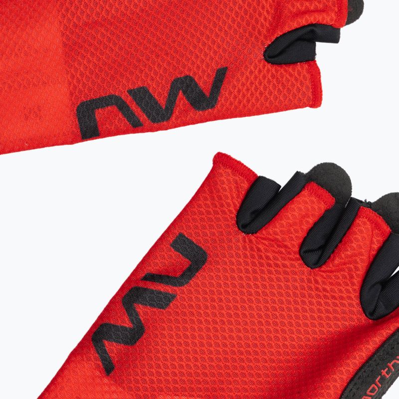 Pánské cyklistické rukavice Northwave Active Short Finger radiant red 4